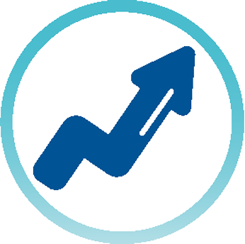 Icon arrow going up